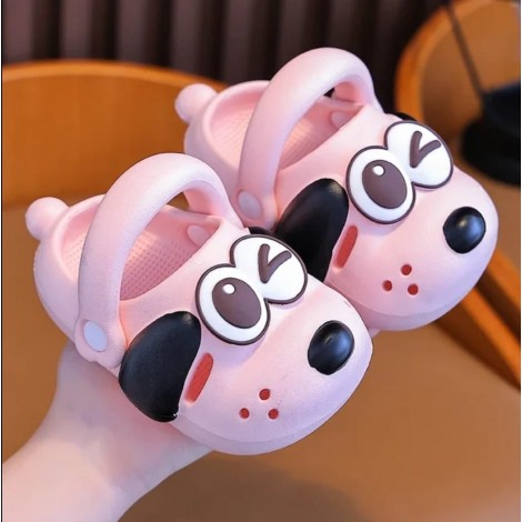 Saboti tip crocs Doggy pink