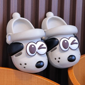 Saboti tip crocs Doggy sky blue