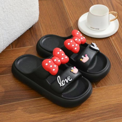 Papuci crocs Love black