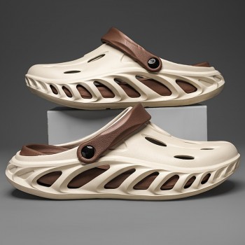 Saboti tip crocs Sandu cream