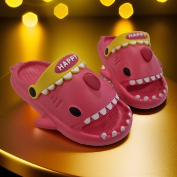 Saboti tip crocs Shark pink