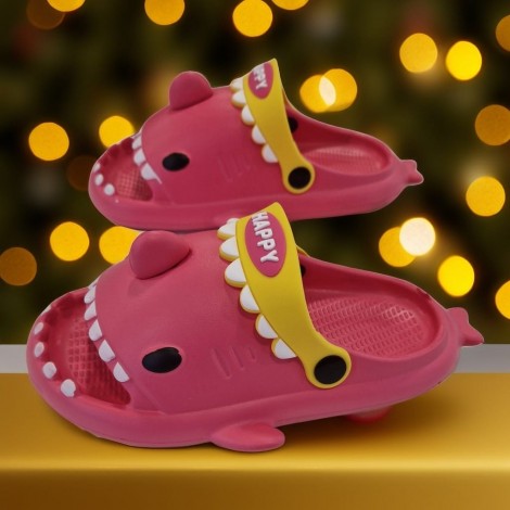 Saboti tip crocs Shark pink