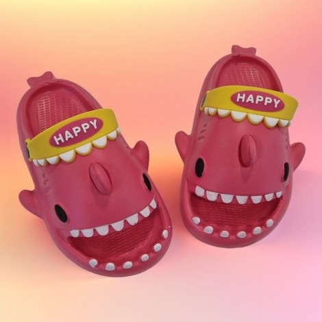 Saboti tip crocs Shark pink