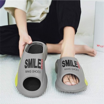 Saboti tip crocs Smile grey blue