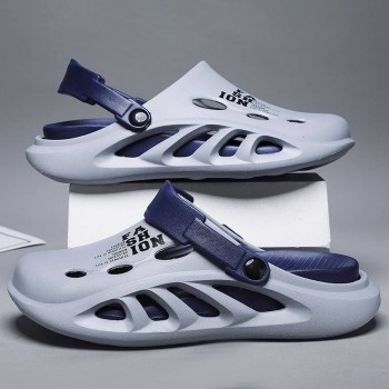 Saboti tip crocs Sorin grey easter