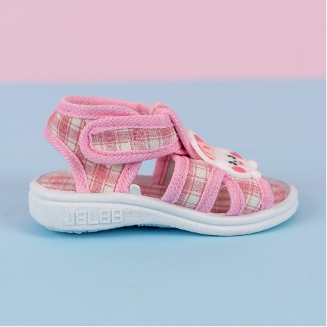 Sandale Iepurila, roz, cu sunete