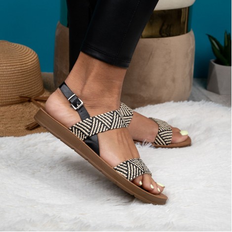 Sandale Vivid black