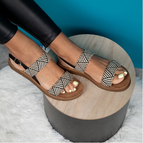 Sandale Vivid black