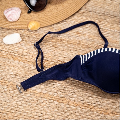 Costum de baie Cleopatra, bleumarin, 2 piese