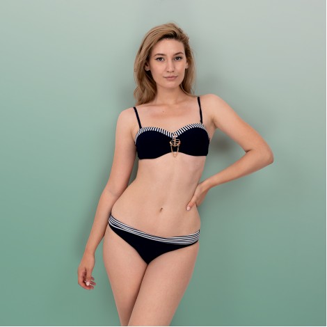 Costum de baie Cleopatra, bleumarin, 2 piese