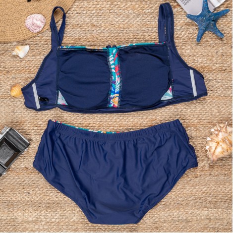 Costum de baie Teodora, blue, 2 piese