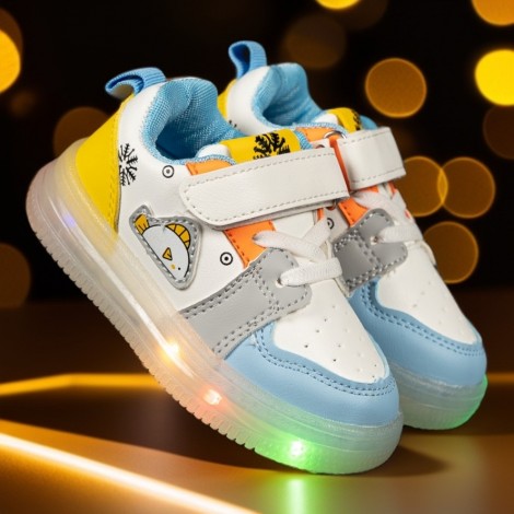 Pantofi Sport cu luminite Arigo blue, mrt24