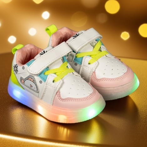 Pantofi Sport cu luminite Arigo roz, MRT24