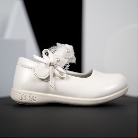 Pantofi Rose white