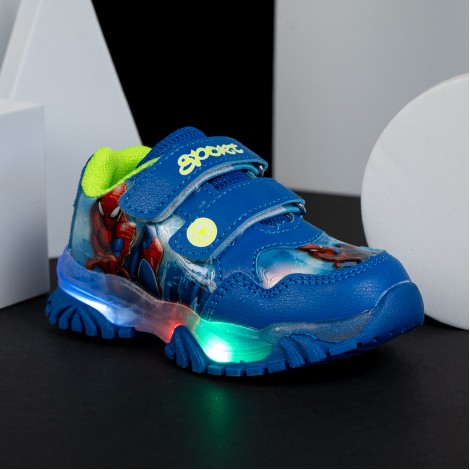 Pantofi Sport cu luminite Kelvin blue