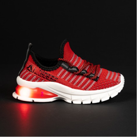 Pantofi Sport cu luminite Fitgo rosii