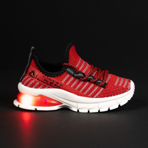 Pantofi Sport cu luminite Fitgo rosii