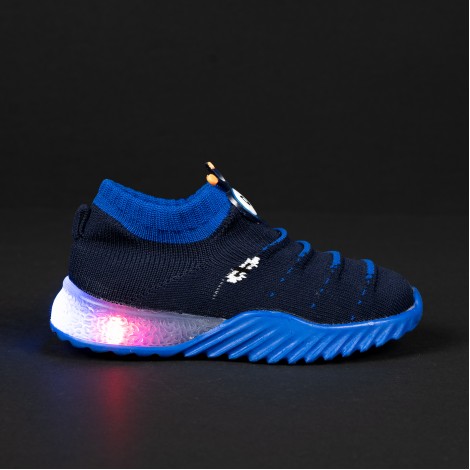 Pantofi Sport cu luminite Nedelio blue