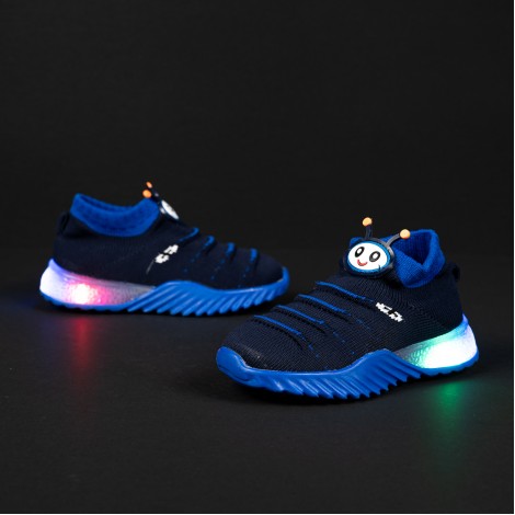 Pantofi Sport cu luminite Nedelio blue