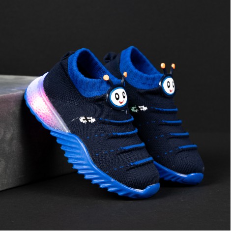 Pantofi Sport cu luminite Nedelio blue