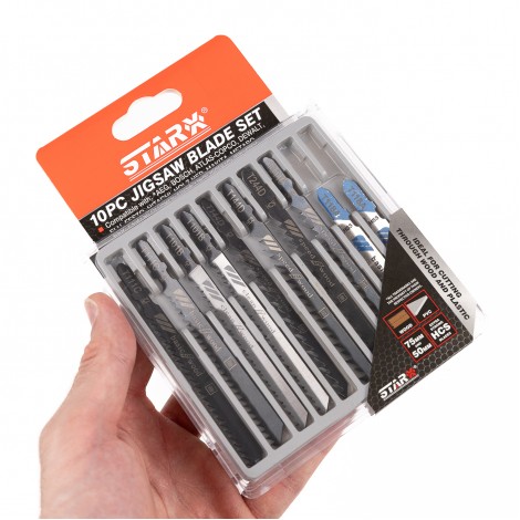 Set 10 lame T111C-T101B-T144D-T124D lemn si T118A metal HCS, fierastrau pendular tip soricel