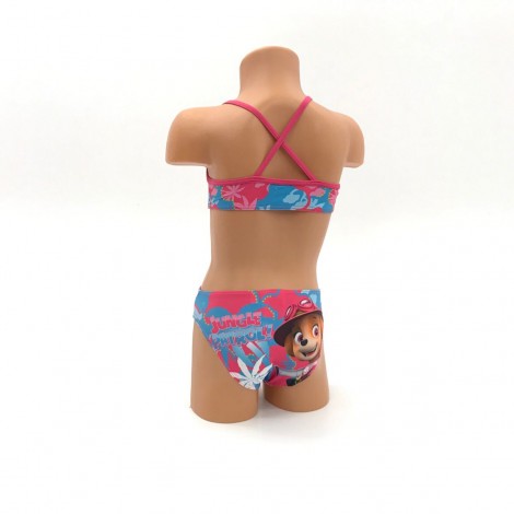 Costum de baie fete  Jungle patrol, roz, 2 piese