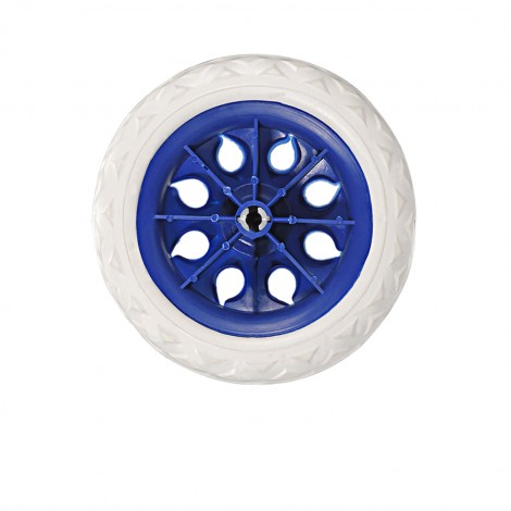 Carut de cumparaturi, doua roti, cadru metalic, pliabil, albastru