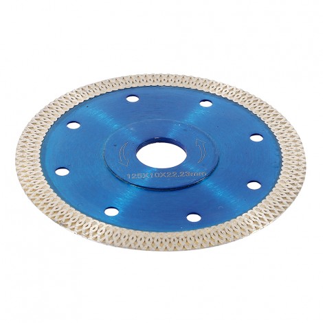 Disc diamantat pentru ceramica, 115 mm, taiere uscata/umeda, albastru