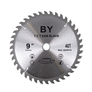 Disc panza circular, 230mm, 9inch, lemn, dinti vidia 40T, 6000rpm, cu fante