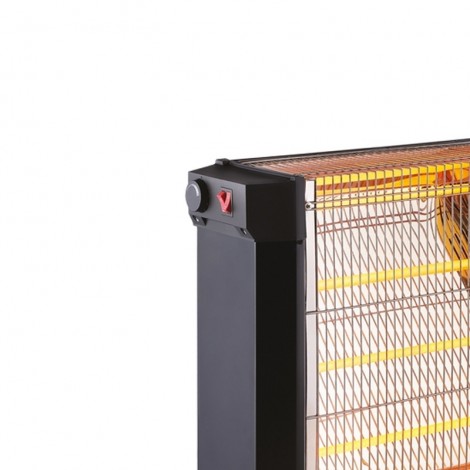 Incalzitor cu infrarosu Floria ZLN-6197, 2200W, 4 rezistente, negru