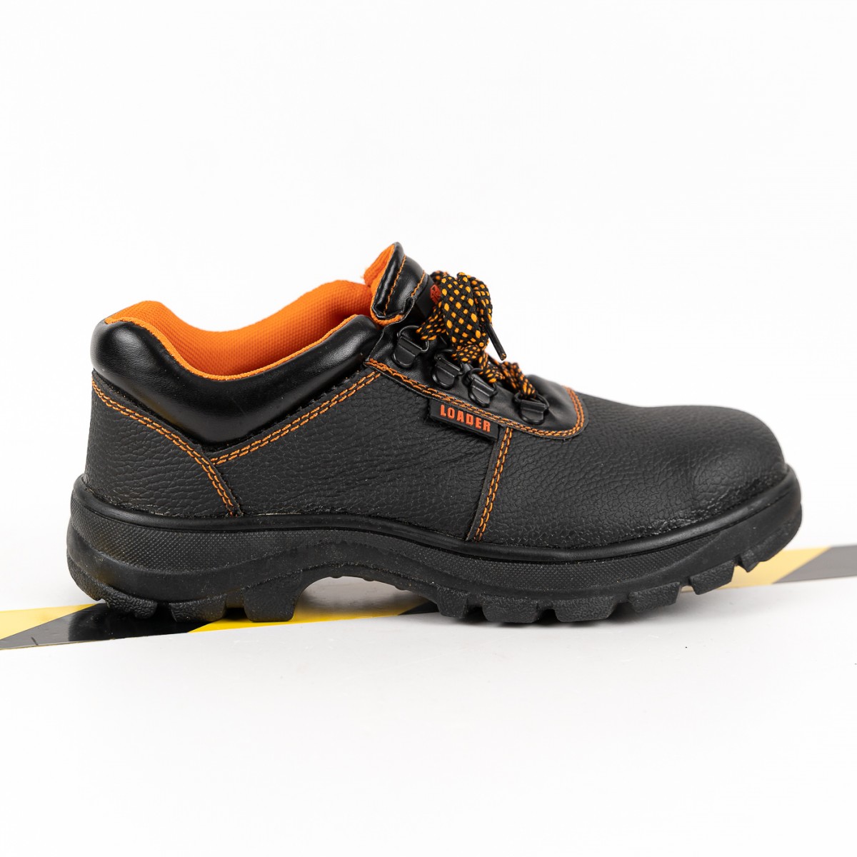 Incaltaminte santier, pantofi de lucru Loader, cu protectie, anti-alunecare, negru