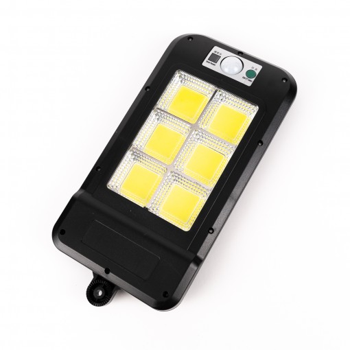 Lampa stradala LED COB 150SMD MS-8013 B, cu panou solar, senzor miscare si lumina, telecomanda