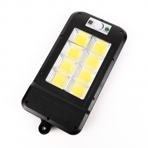 Lampa stradala LED COB 160SMD MS-8013 C, cu panou solar, senzor miscare si lumina, telecomanda