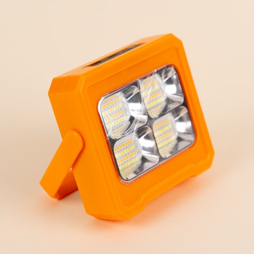 Lampa de lucru D1 cu panou solar LED, 4 cadrane, lumina alb cald si rece