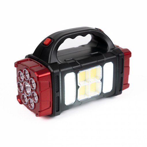Lanterna cu incarcare solara LED HB-1678 38W, COB lateral, Power Bank, slot USB