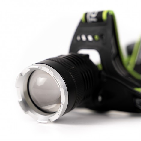 Lanterna de cap LED XHP, cap lanterna aluminiu, banda prindere stabila si reglabila
