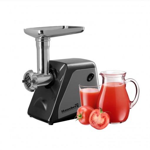 Masina electrica tocat carne si rosii Hausberg HB-3450, 1600W, inox
