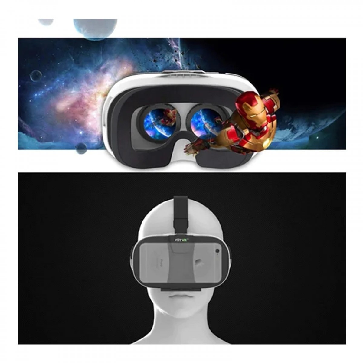 courtesy Subdivide organic Ochelari 3D realitate virtuala MEMOV5, smartphone 4 - 6.5 inch, unghi  vizualizare 100grade