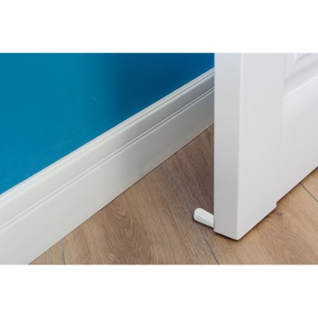 Opritor de usa Doka, set 2 buc, 98x25mm, tip pana, alb