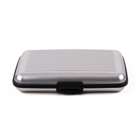 Portofel pentru carduri, securizat, aluminiu, 6 carduri