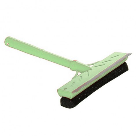 Racleta geam cu burete, 22cm, lamela cauciucata, verde Racleta geam cu burete, 22cm, lamela cauciucata, verde