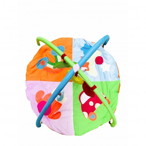 Saltea de joaca bebelusi, 50 x 90 cm, cu arcada si accesorii, desene