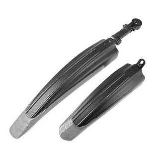 Set aripi roti de bicicleta, fata/spate, universal, reglabil, gri