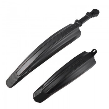 Set aripi roti de bicicleta, fata/spate, universal, reglabil, negru