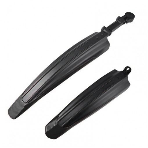Set aripi roti de bicicleta, fata/spate, universal, reglabil, negru