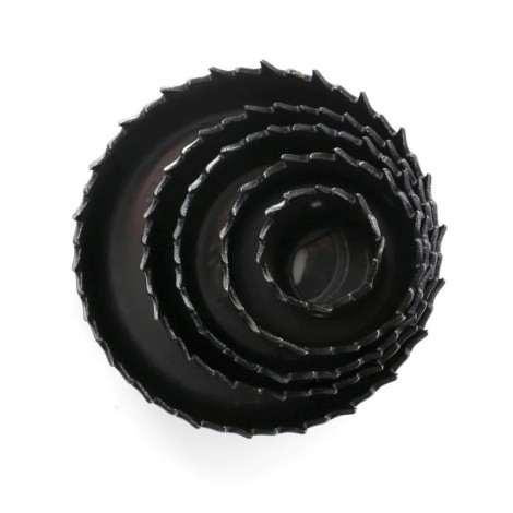 Set carote lemn, 11 piese, freze 19-64mm, 2x adaptori si 1x cheie hexagonala