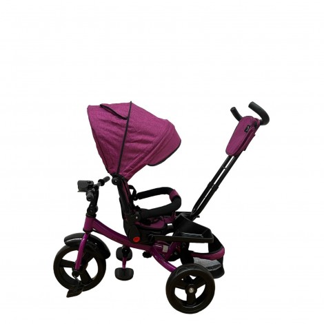 Tricicleta cu scaun reversibil si pozitie de somn, L-Sun SL02, mov