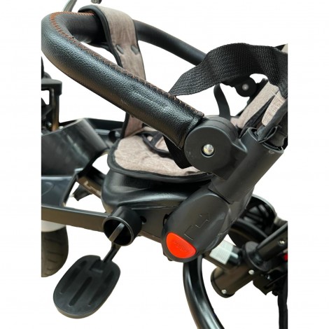 Tricicleta cu scaun reversibil si pozitie de somn, L-Sun SL03, albastru