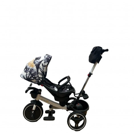 Tricicleta pliabila, scaun reversibil, cu pozitie de somn, L-Sun SL01, frunze