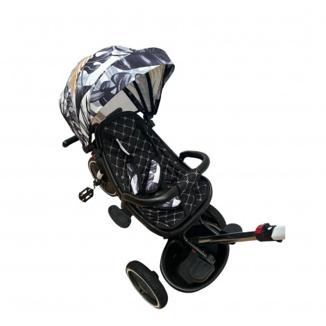 Tricicleta pliabila, scaun reversibil, cu pozitie de somn, L-Sun SL01, frunze